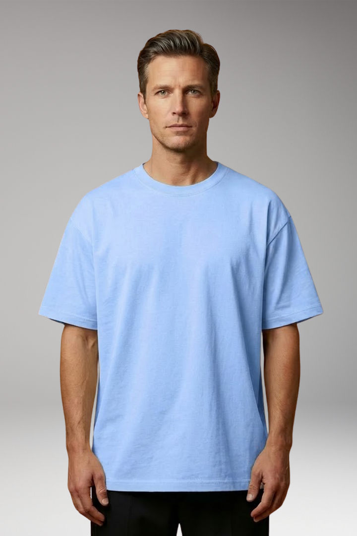 Men's T-Shirt with Round Neck and Short Sleeves