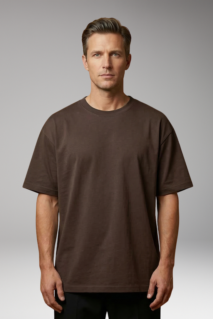 Men's T-Shirt with Round Neck and Short Sleeves