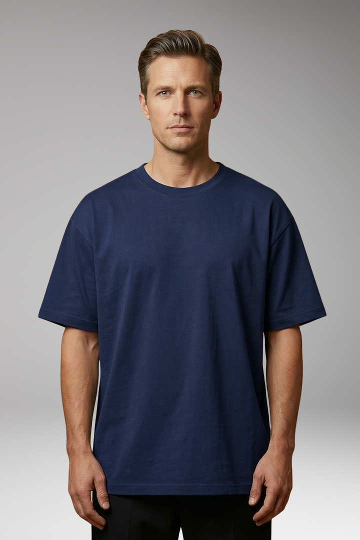 Men's T-Shirt with Round Neck and Short Sleeves