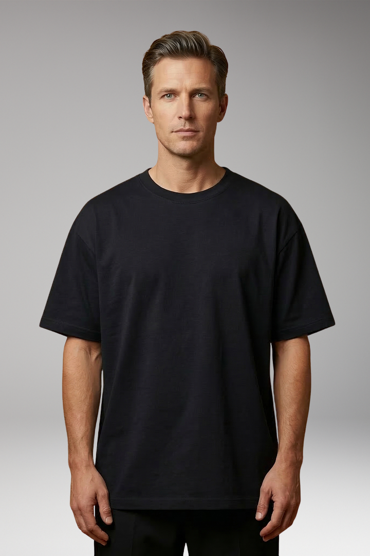 Men's T-Shirt with Round Neck and Short Sleeves