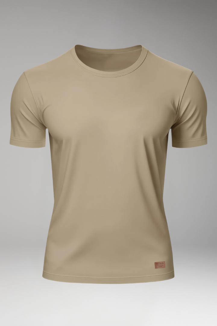 Men's T-Shirt with Crew Neck and Short Sleeves