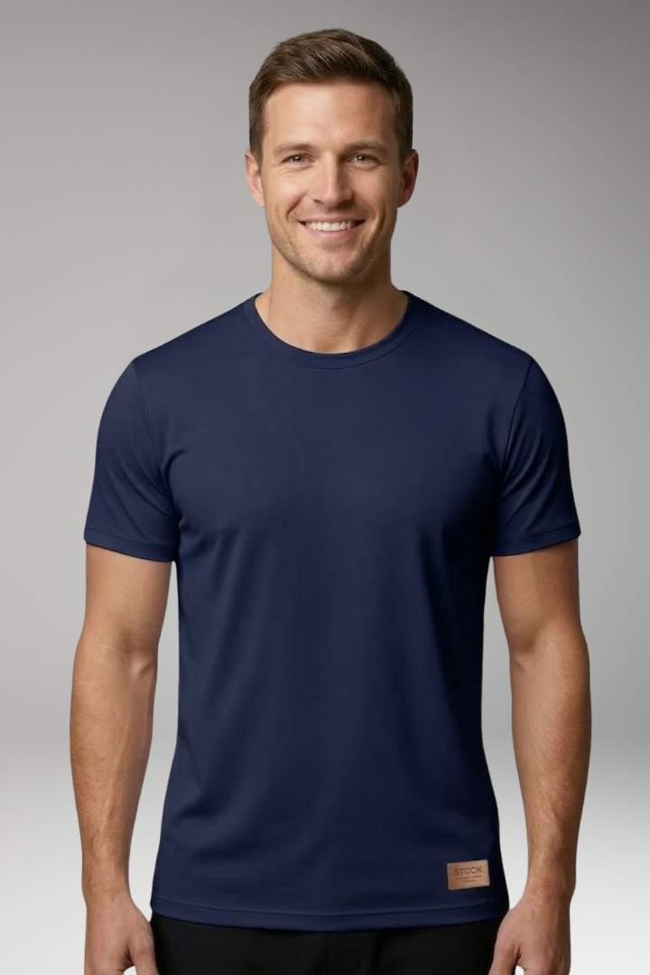 Men's T-Shirt with Crew Neck and Short Sleeves
