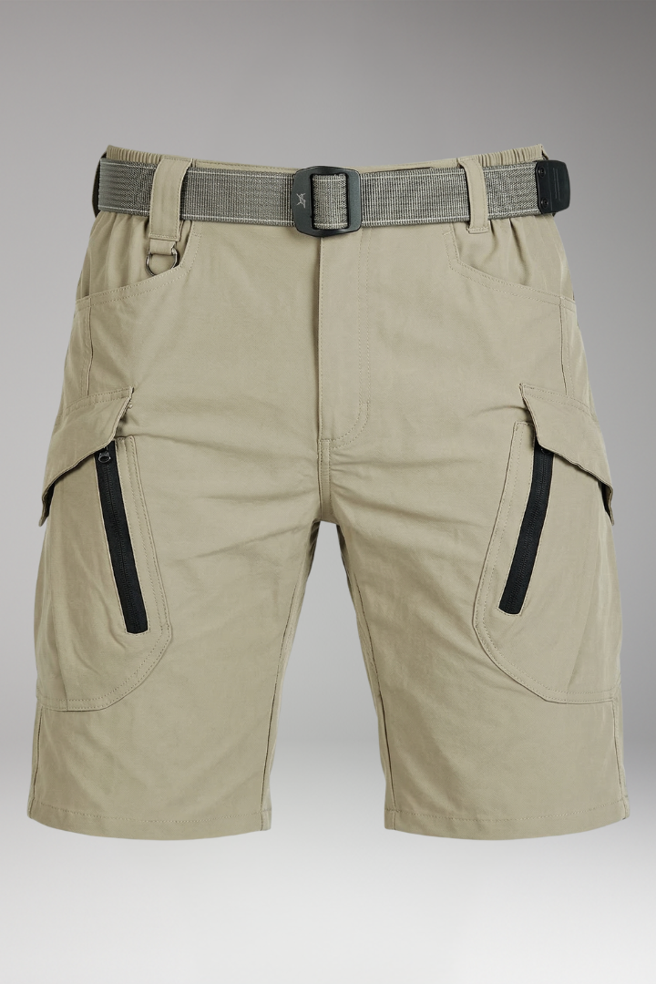 Men's Tactical Shorts with Cargo Pockets and Belt Loops