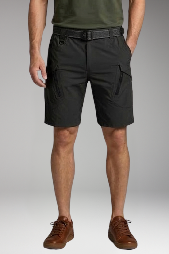 Men's Tactical Shorts with Cargo Pockets and Belt Loops