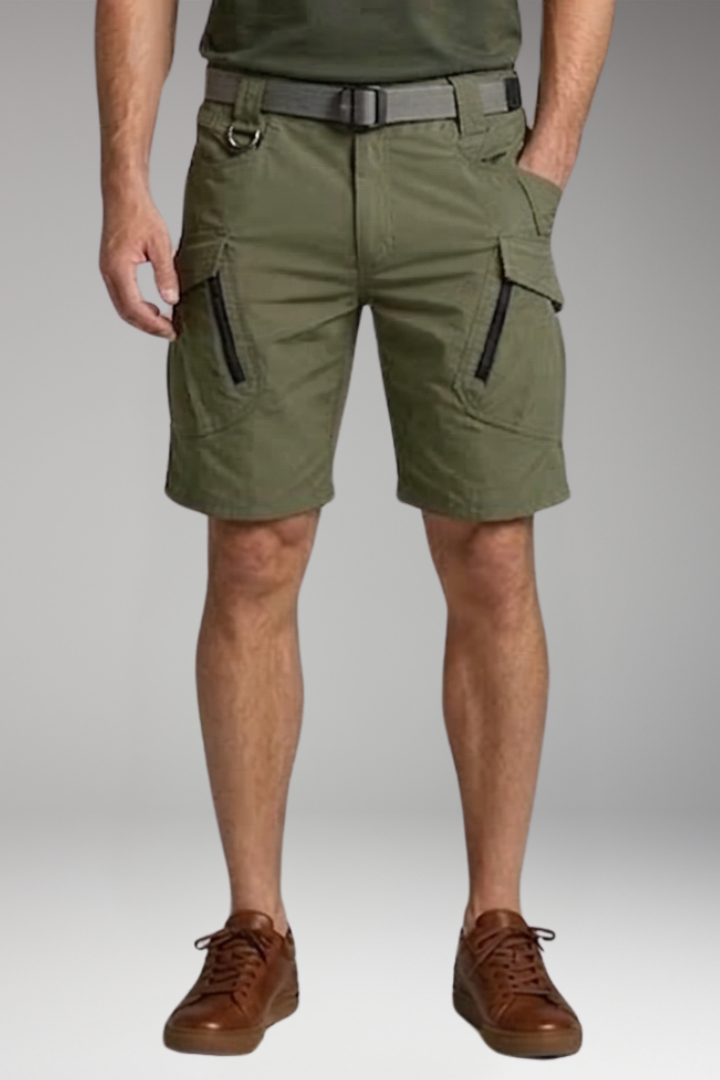 Men's Tactical Shorts with Cargo Pockets and Belt Loops