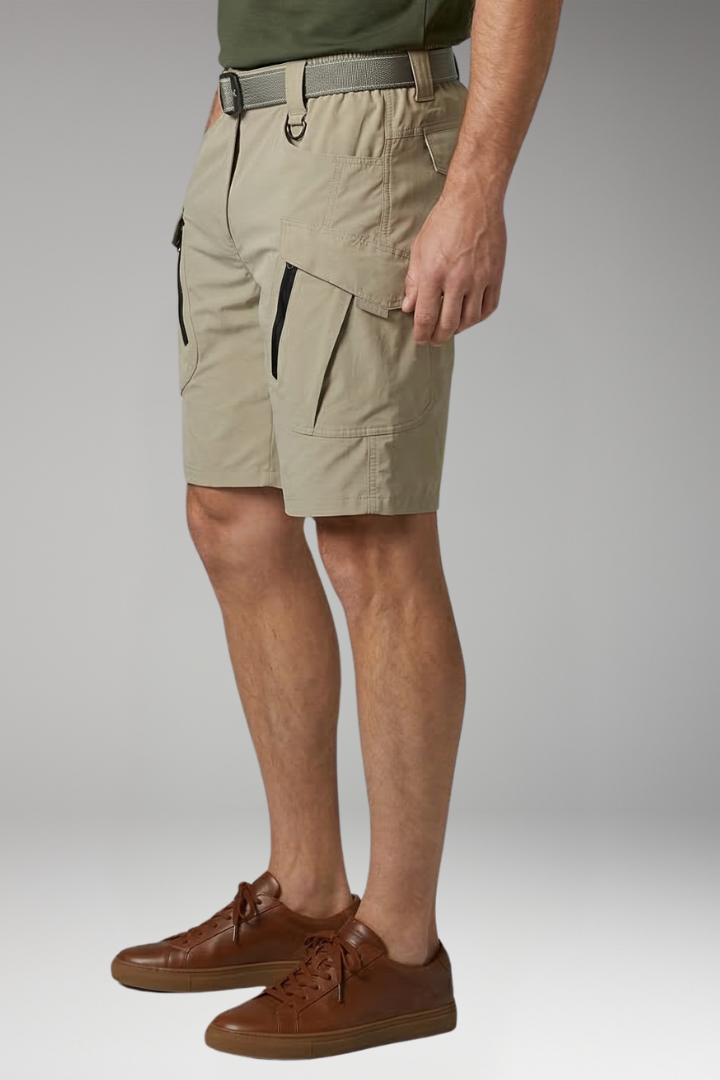 Men's Tactical Shorts with Cargo Pockets and Belt Loops