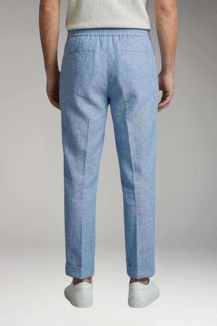Men's Trousers with Drawstring Waist and Pockets