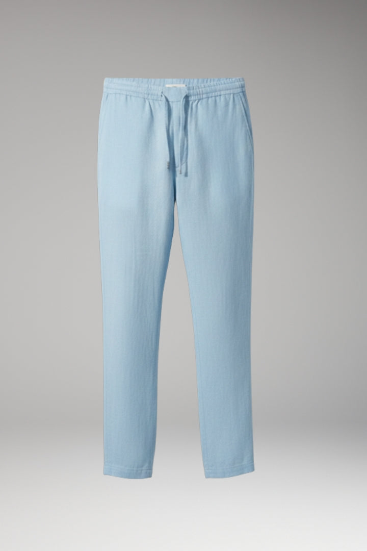 Men's Trousers with Drawstring Waistband and Side Pockets