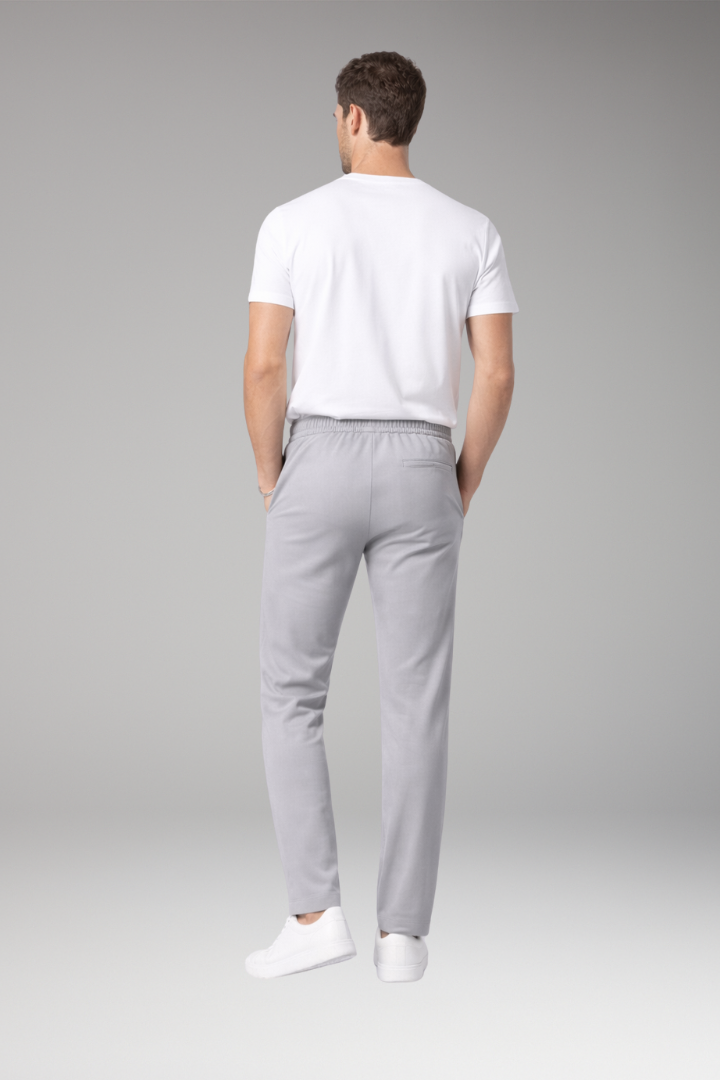 Men’s Trousers with Elastic Waist and Drawstring Closure