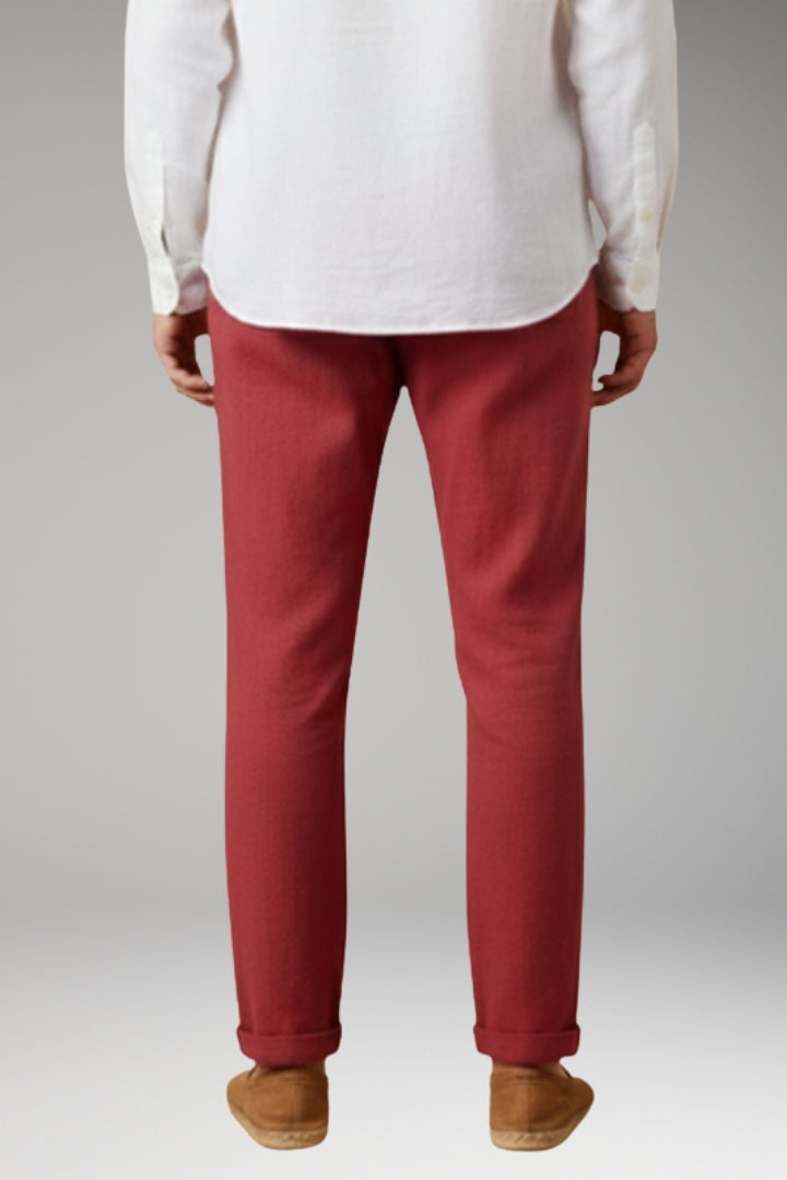 Men’s Trousers with Elastic Waistband and Drawstring
