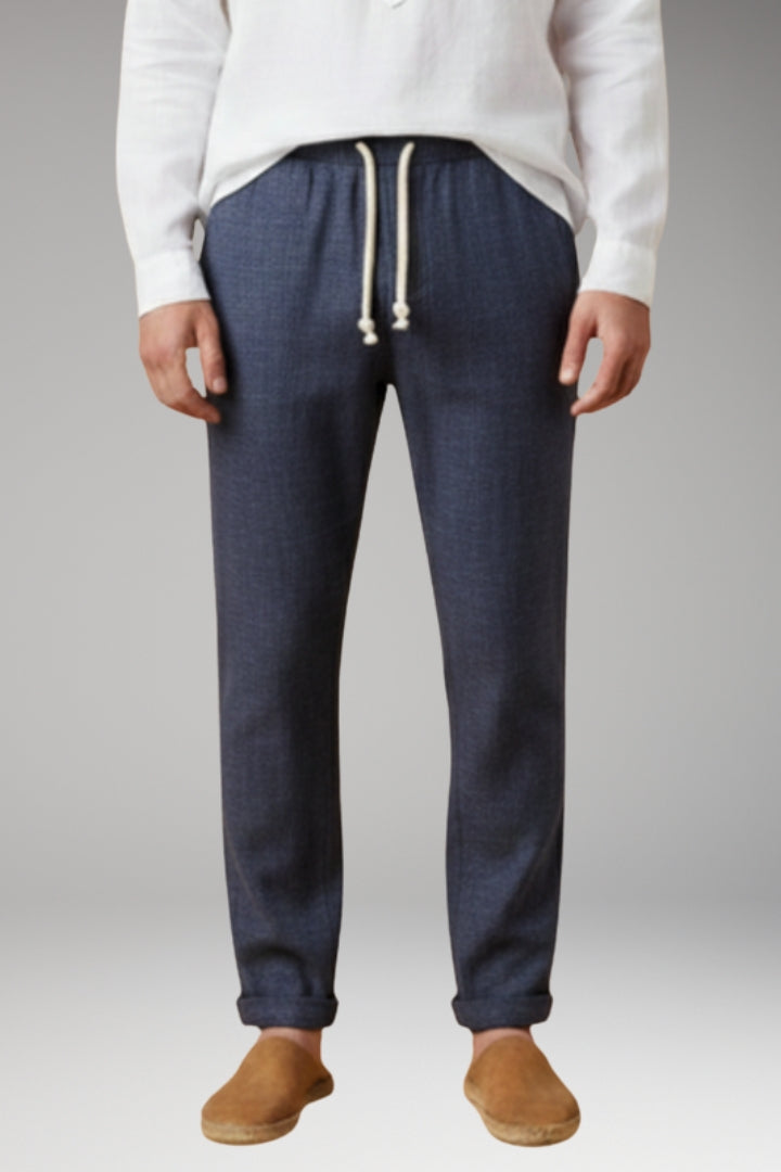 Men’s Trousers with Elastic Waistband and Drawstring