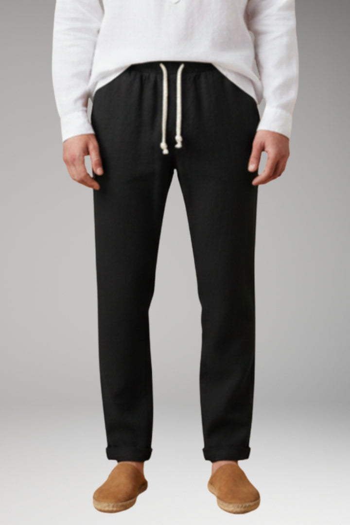 Men’s Trousers with Elastic Waistband and Drawstring