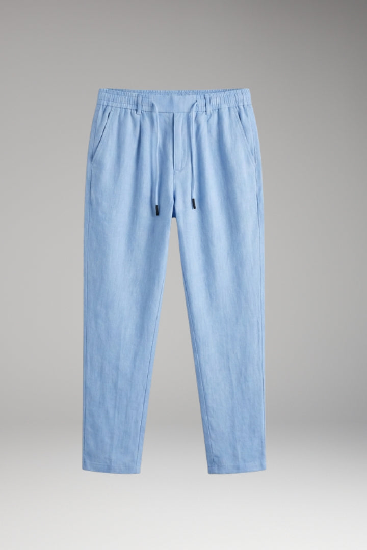Men’s Trousers with Elasticated Waistband and Side Pockets