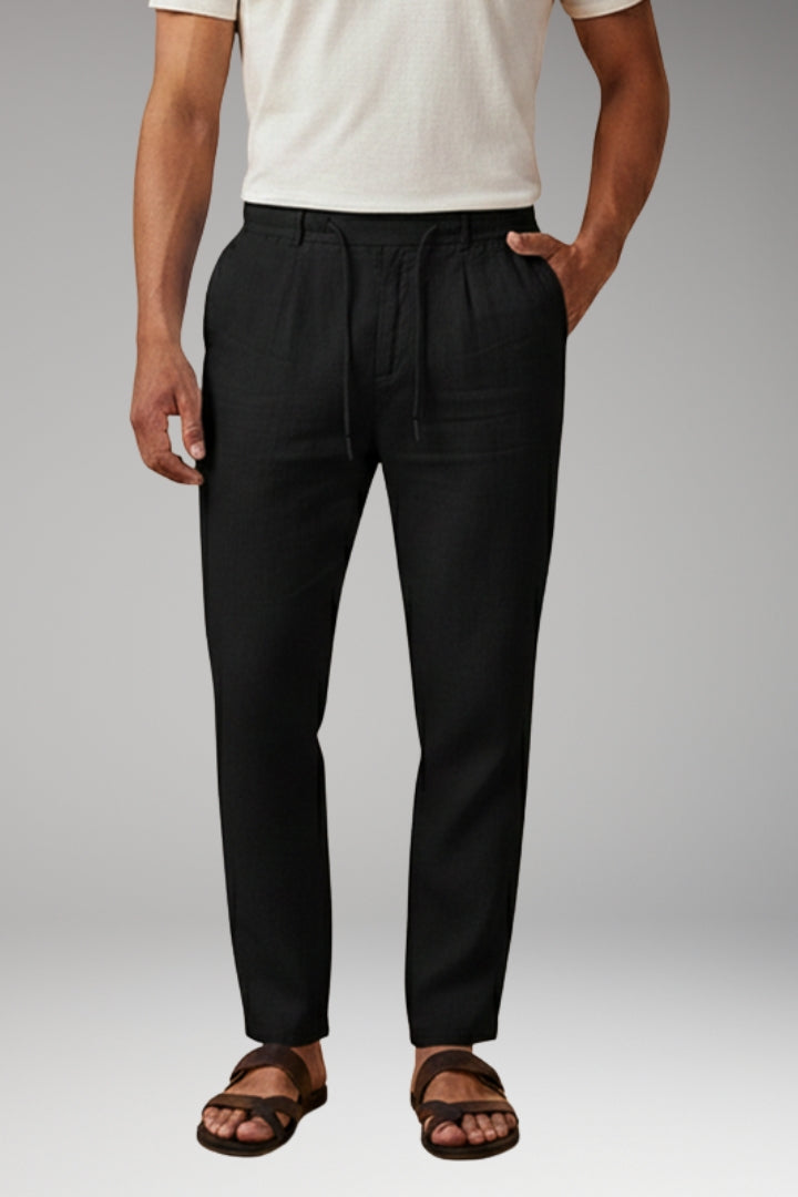 Men’s Trousers with Elasticated Waistband and Side Pockets