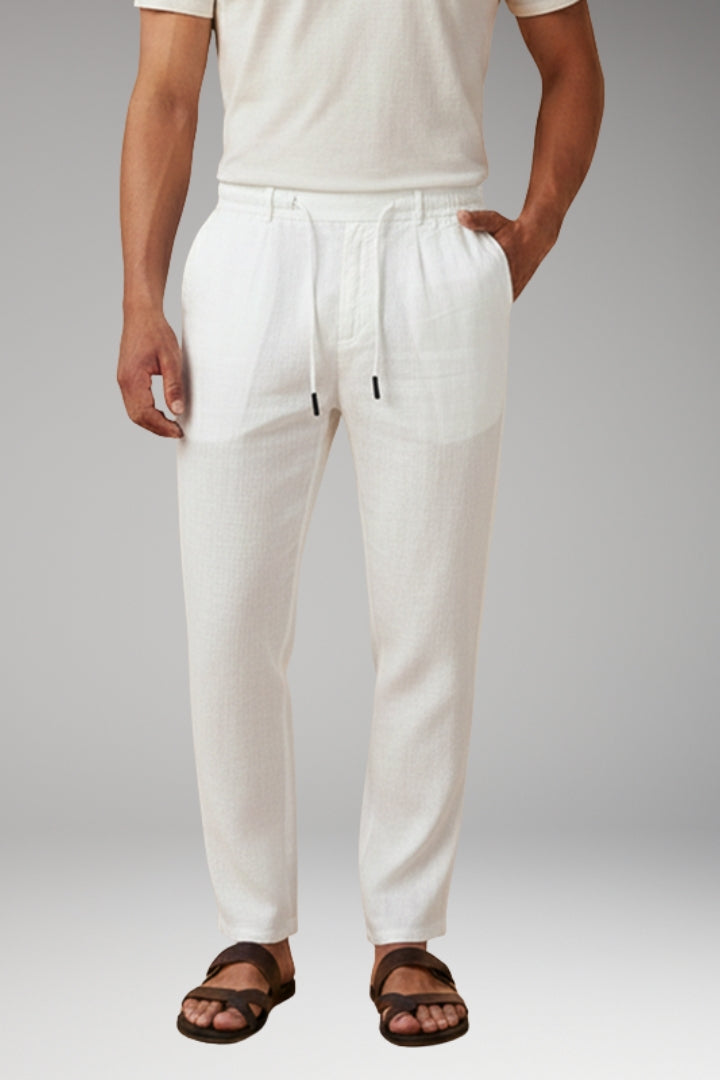 Men’s Trousers with Elasticated Waistband and Side Pockets