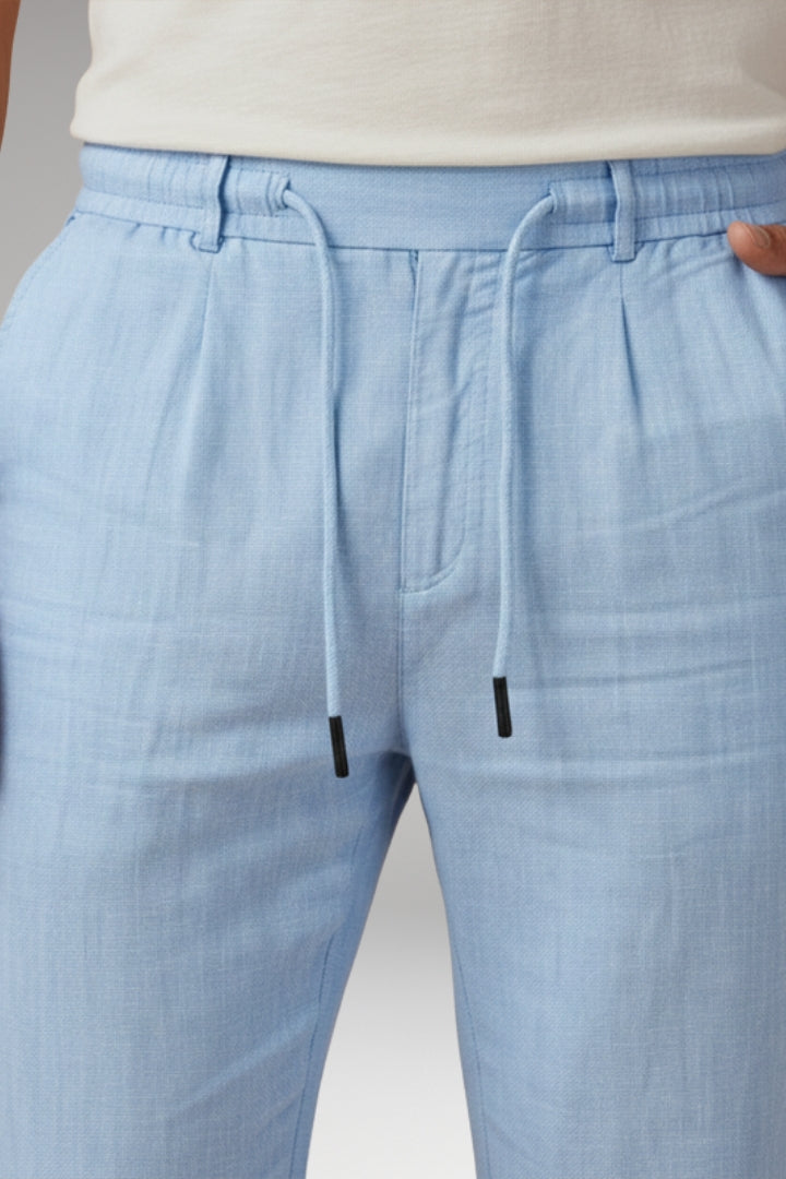 Men’s Trousers with Elasticated Waistband and Side Pockets