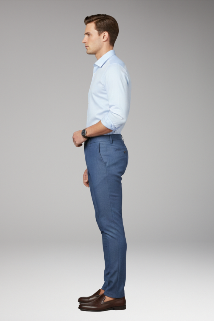 Men’s Trousers with Fitted Cut and Stretch