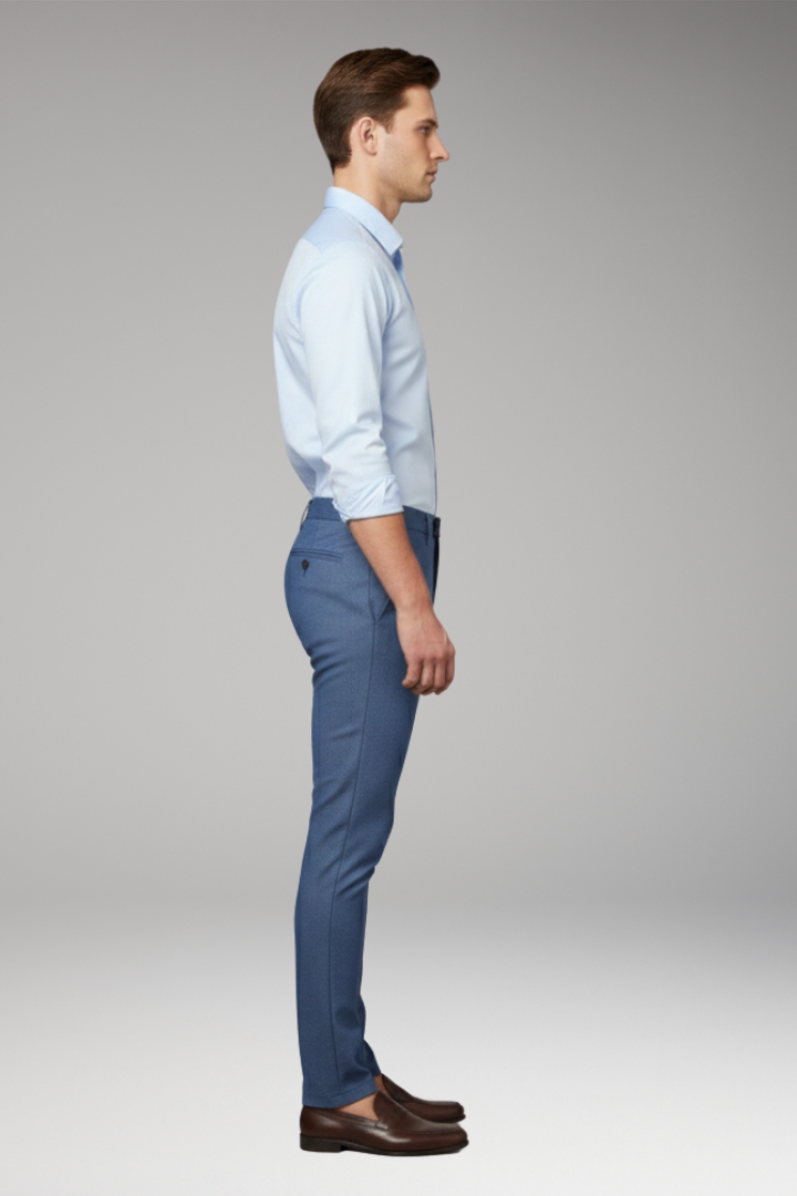 Men’s Trousers with Fitted Cut and Stretch