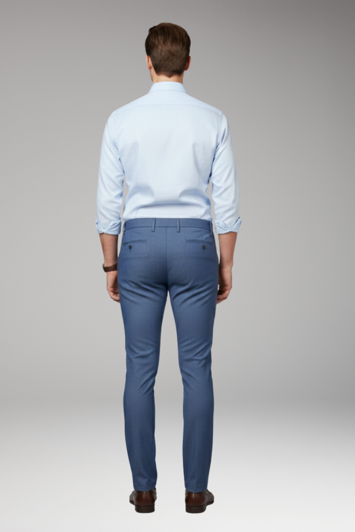 Men’s Trousers with Fitted Cut and Stretch