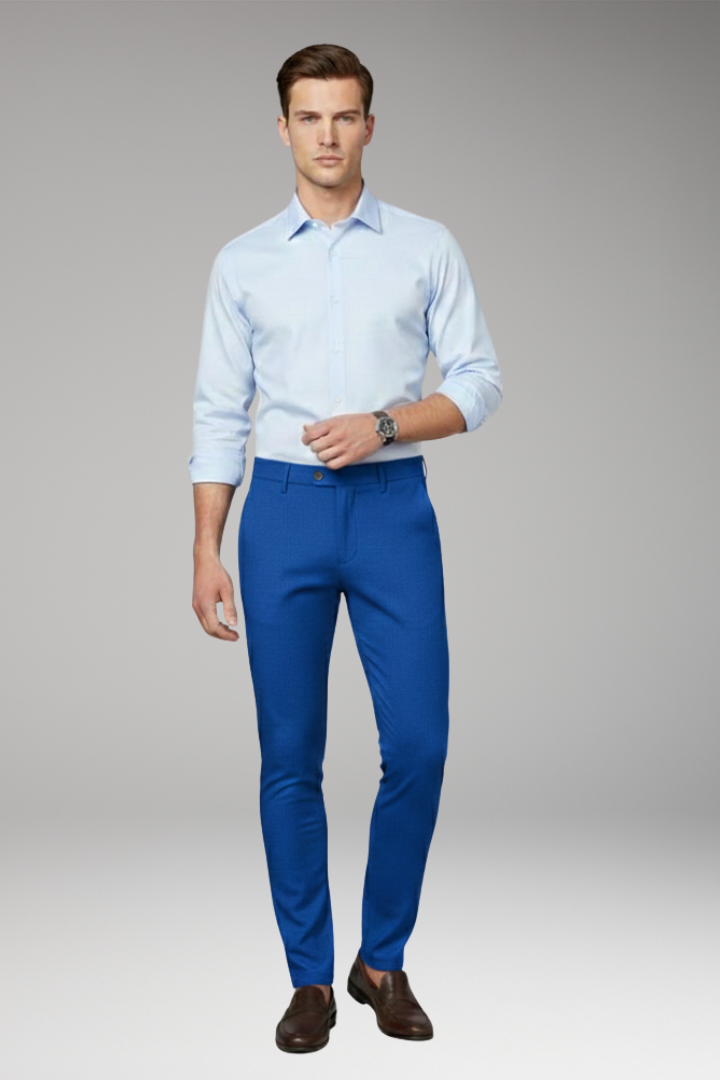 Men’s Trousers with Fitted Cut and Stretch