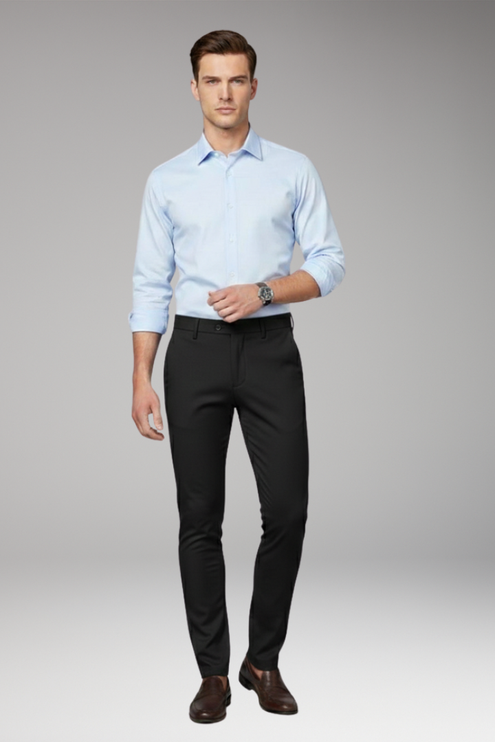 Men’s Trousers with Fitted Cut and Stretch