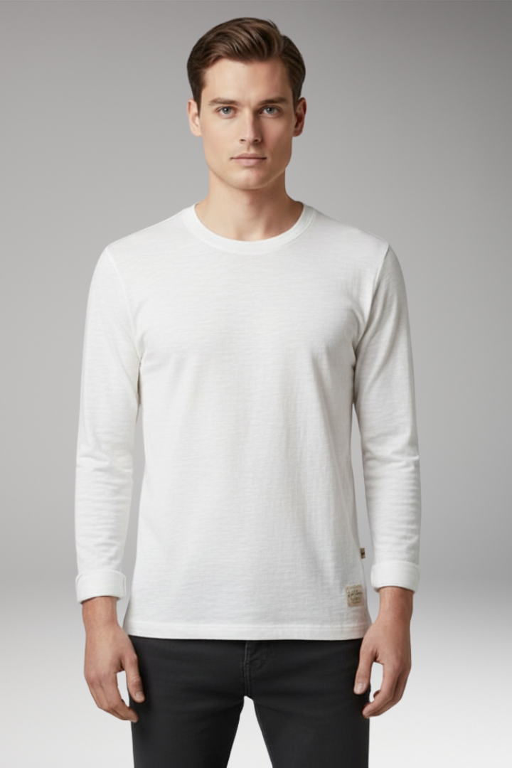 Men’s Vintage Shirt with Short Sleeves and Button Closure