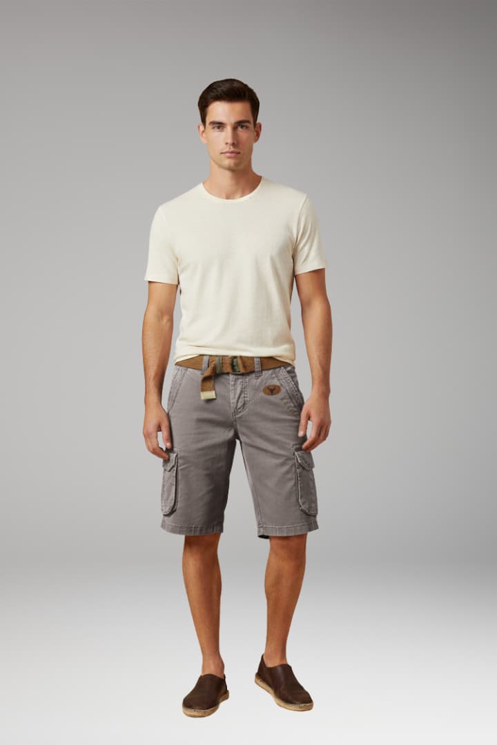 Men’s Cargo Shorts with Multiple Pockets