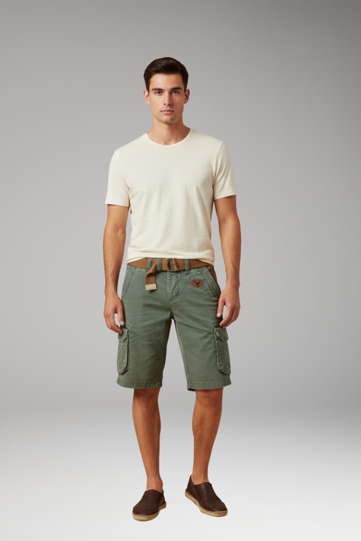 Men’s Cargo Shorts with Multiple Pockets