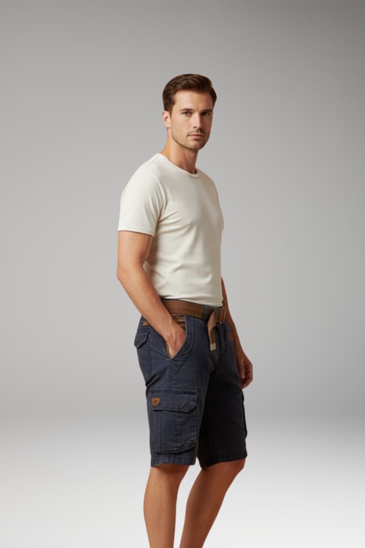 Men’s Cargo Shorts with Multiple Pockets