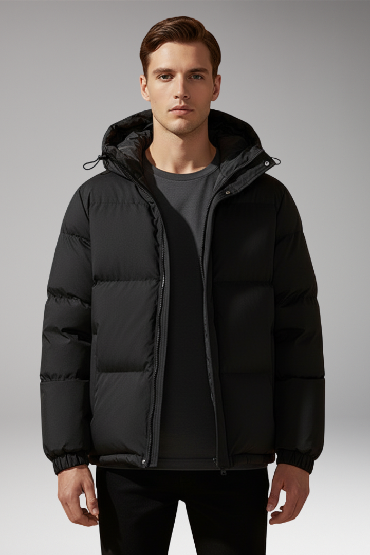 Men’s Outdoor Jacket with Multi-Layer Design