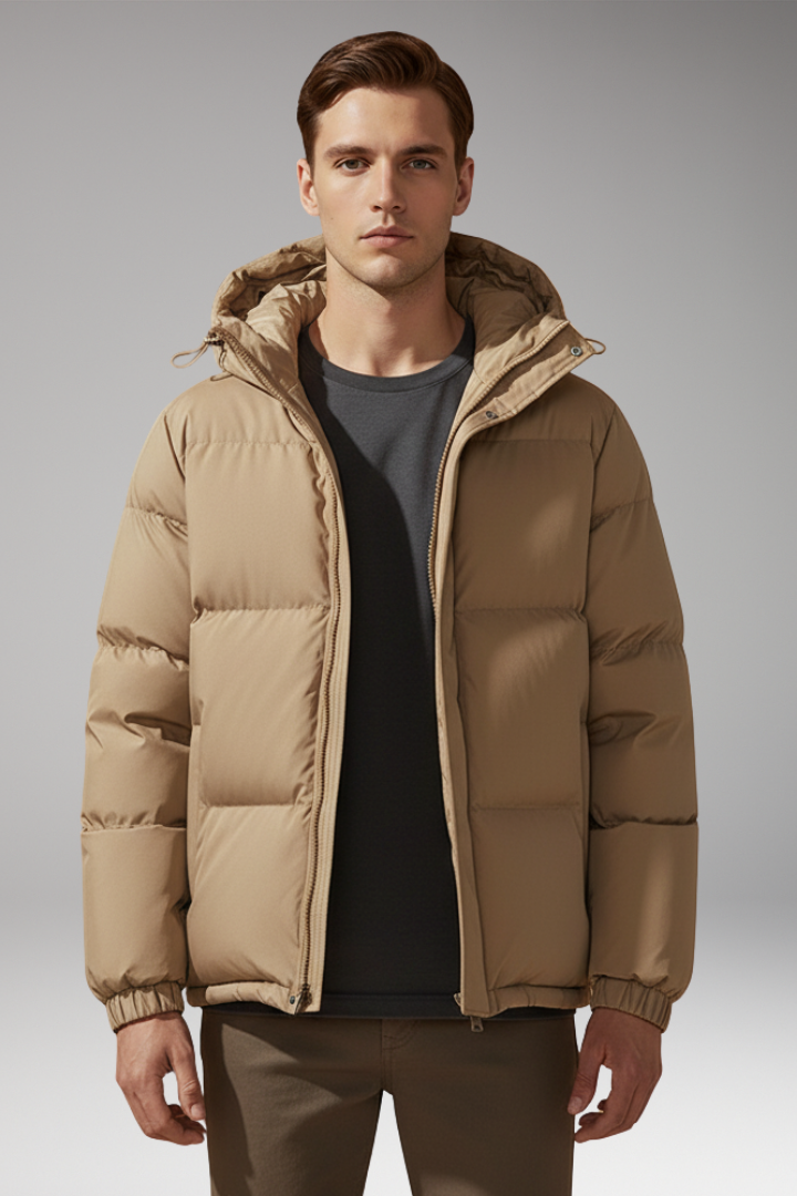 Men’s Outdoor Jacket with Multi-Layer Design