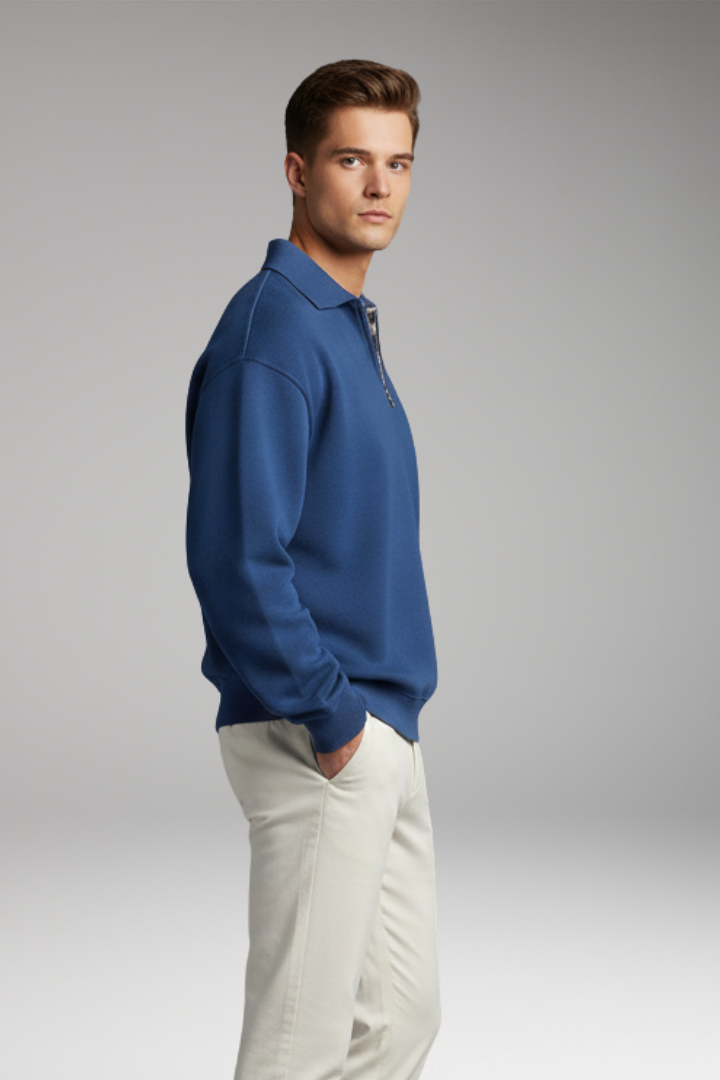 Men’s V-Neck Jumper with Long Sleeves