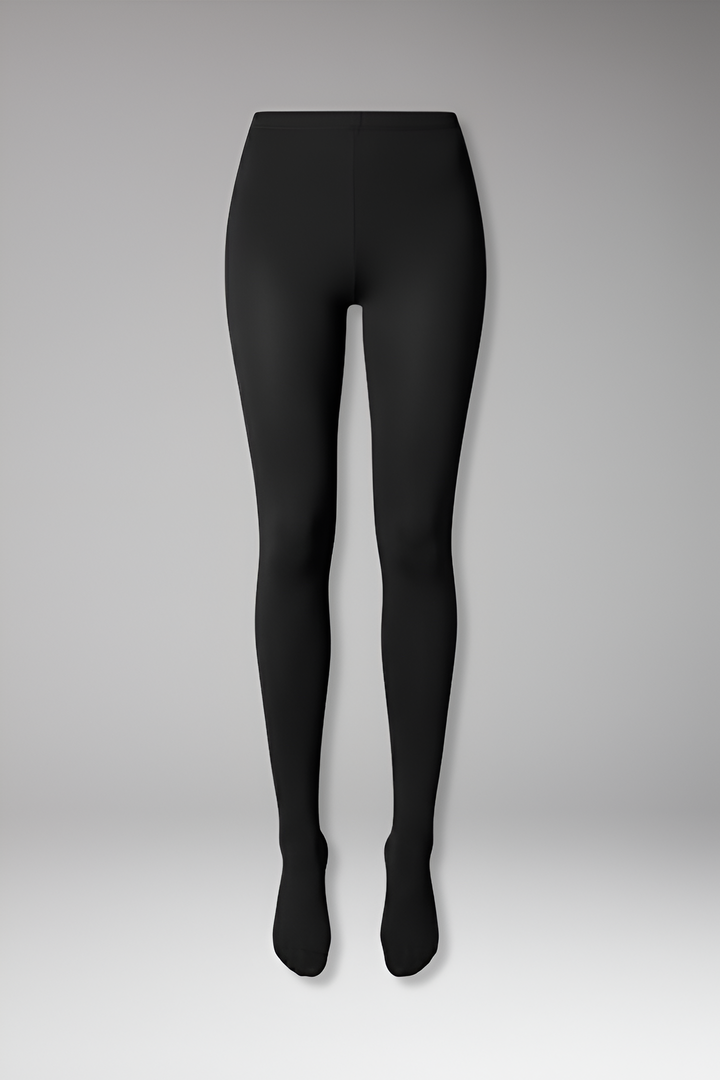 Women’s Leggings with Inner Lining and Opaque Tights Look