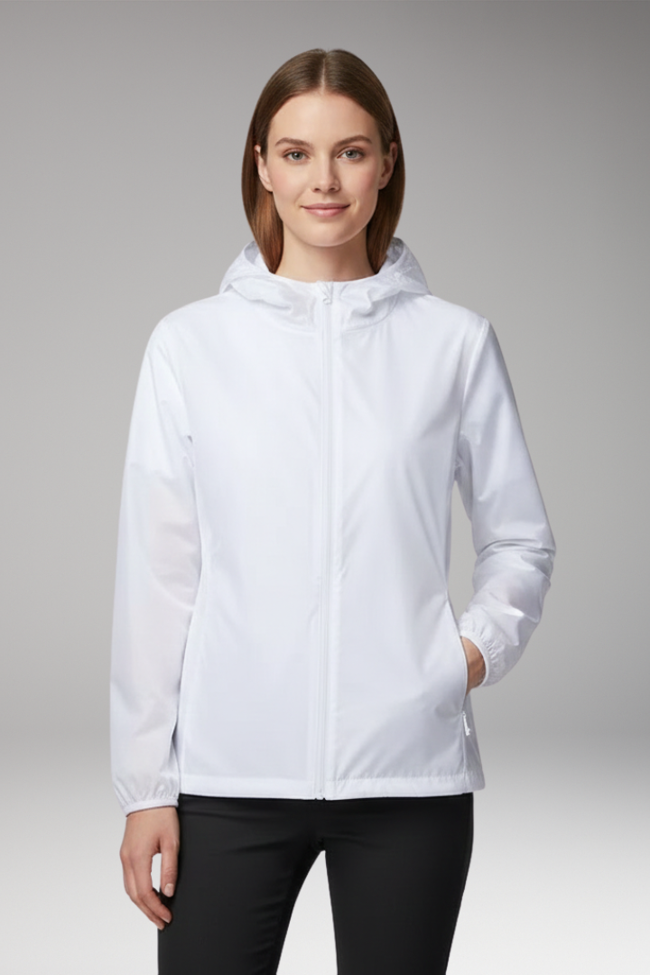 Women's Outdoor Jacket with Water-Repellent and All-Weather Features