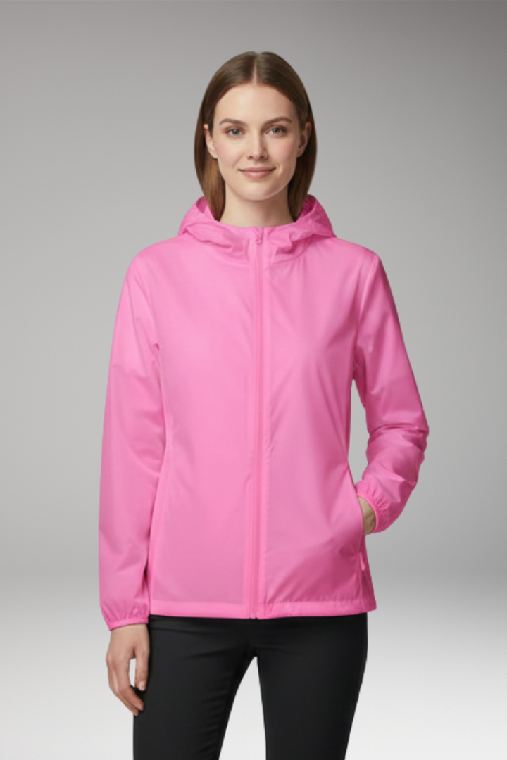 Women's Outdoor Jacket with Water-Repellent and All-Weather Features