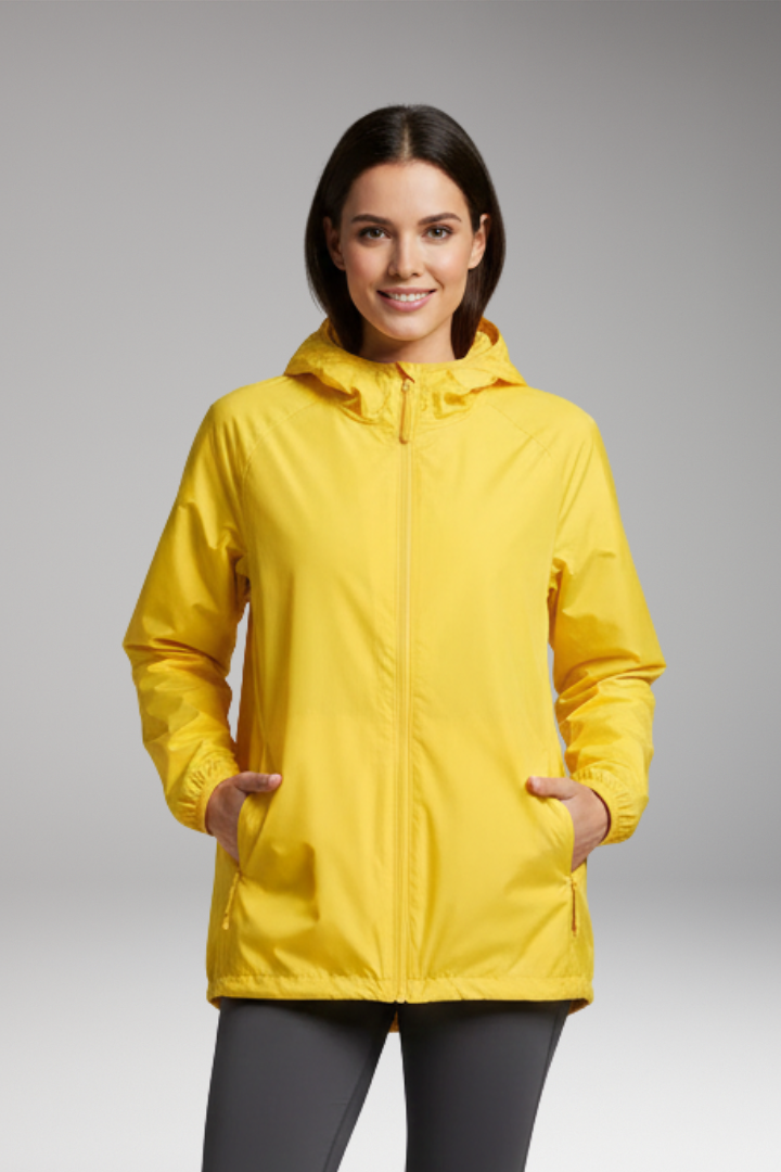 Women's Outdoor Jacket with Water-Repellent and All-Weather Features