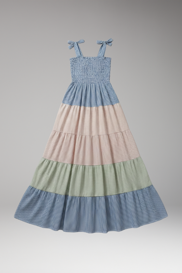 Women’s Bohemian Maxi Dress with Flowing Design and Unique Cut