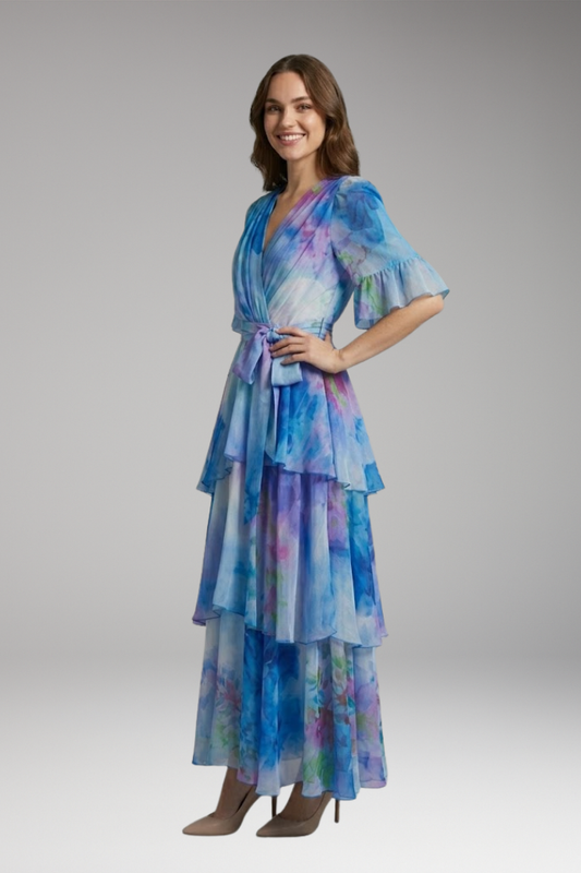 Women's Bohemian Maxi Dress with Flowing Silhouette