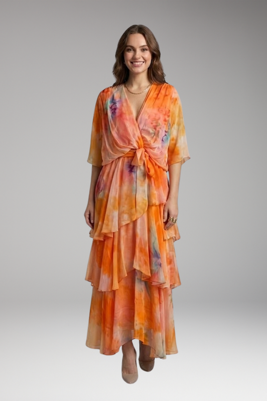 Women's Bohemian Maxi Dress with Flowing Silhouette