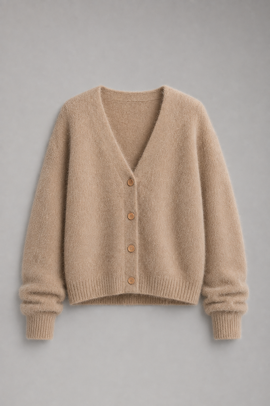 Women's Cardigan with Regular Fit and Button Closure