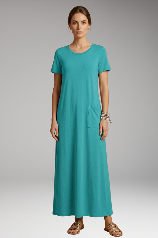 Women's Casual Maxi Dress with Flowing Silhouette