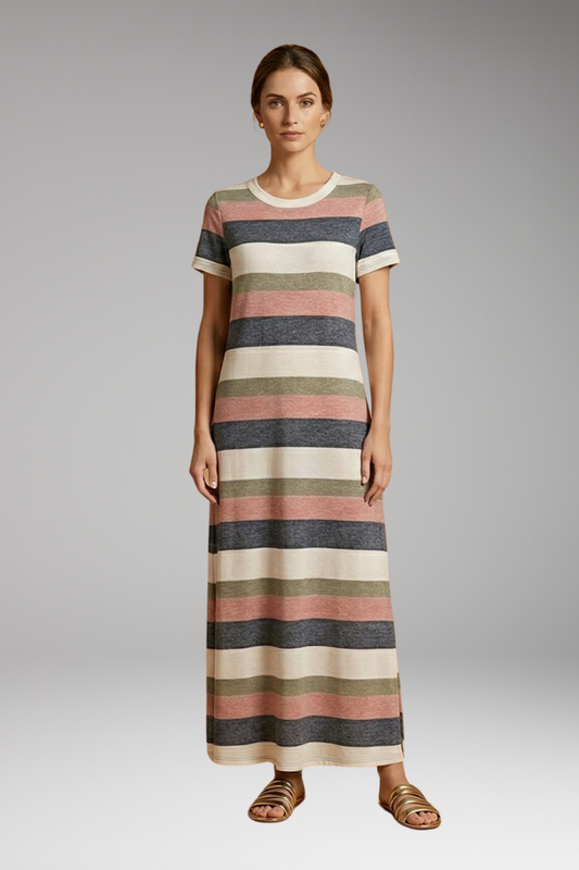 Women's Casual Maxi Dress with Flowing Silhouette