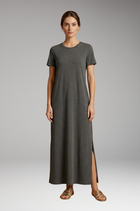 Women's Casual Maxi Dress with Flowing Silhouette