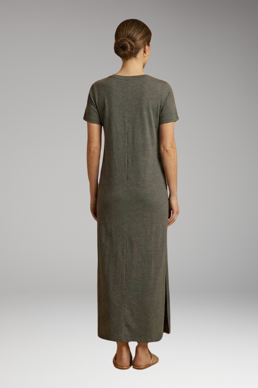 Women's Casual Maxi Dress with Flowing Silhouette