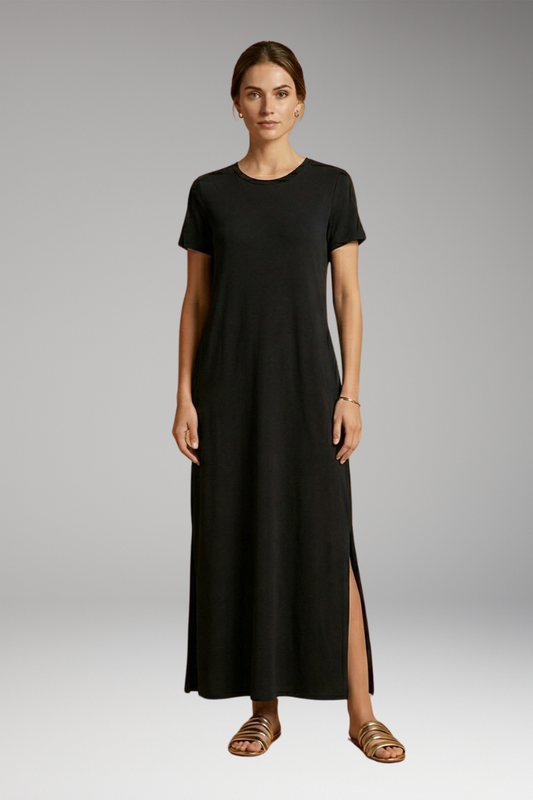 Women's Casual Maxi Dress with Flowing Silhouette
