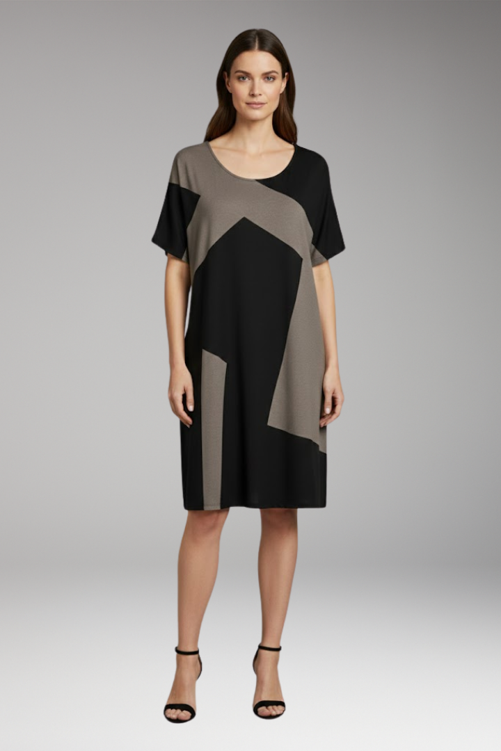 Women’s Casual Short-Sleeved Loose Dress for Spring and Summer