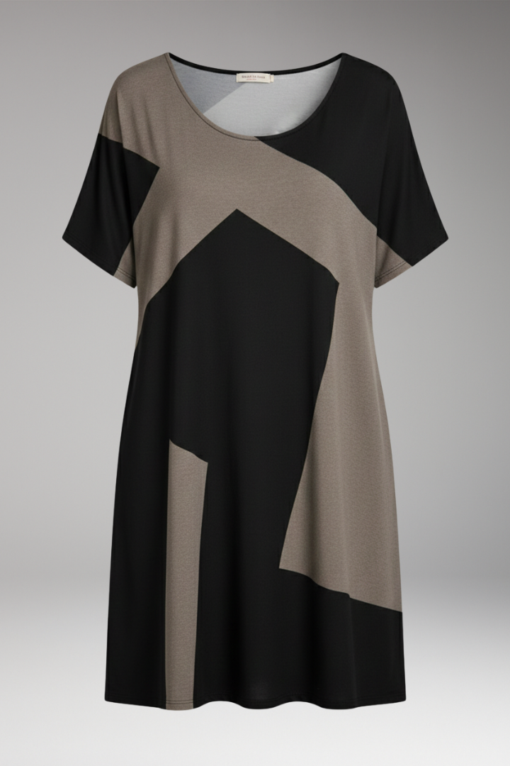 Women’s Casual Short-Sleeved Loose Dress for Spring and Summer