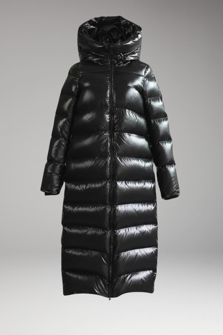 Women’s Coat with Hood and Full Zip