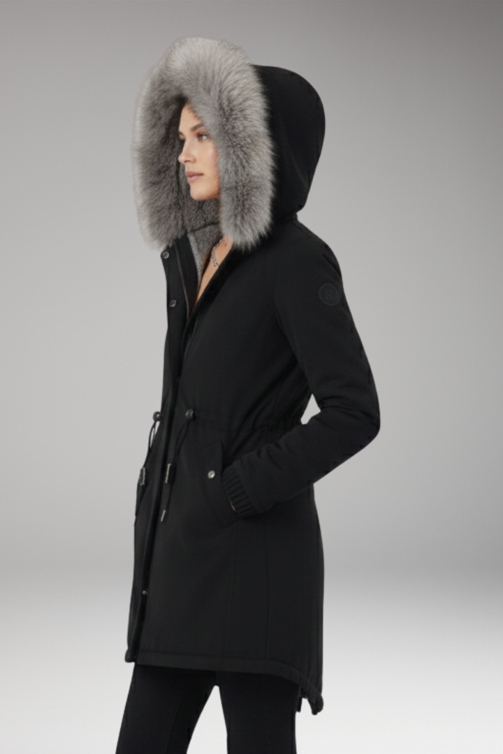 Women’s Coat with Hood and Insulated Interior