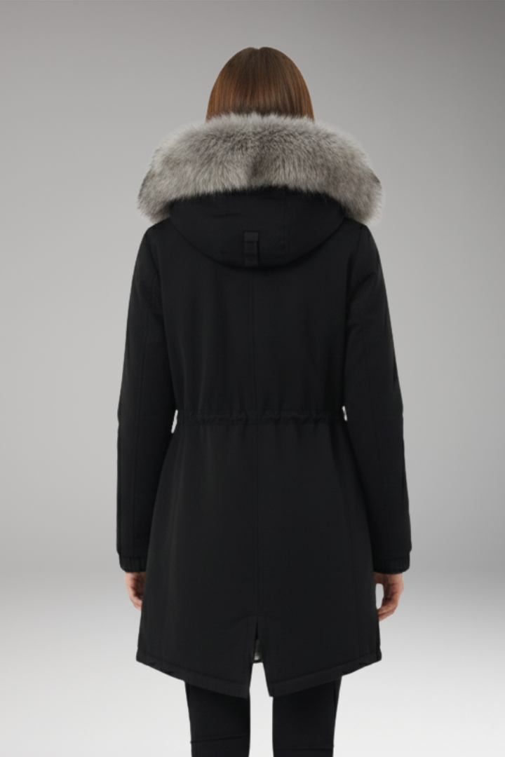 Women’s Coat with Hood and Insulated Interior